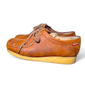 Clarks Padmora Women 7.5M Shoes Brown Suede Lace Up Comfort Oxford